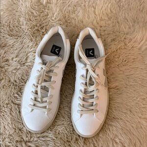 Veja White Athletic Shoes